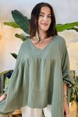 Made in Italy Santos Artist Smock Moss /9 =